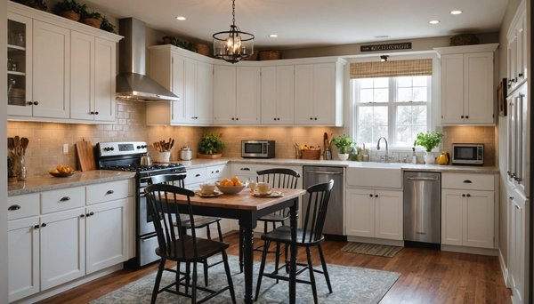 Astuces pour créer un espace repas chaleureux dans une cuisine de petite taille !