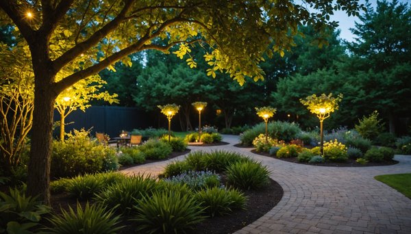 Guide Ultime pour Sélectionner un Éclairage Solaire Idéal dans un Jardin Ombreux