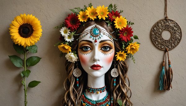 Déco murale visages bohème : laissez parler votre créativité