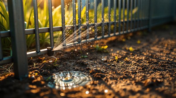 Astuce pour gérer le drainage autour d'une clôture en aluminium
